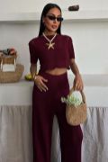 Triko Bluz Pantolon İkili Takım 10084-025 resmi